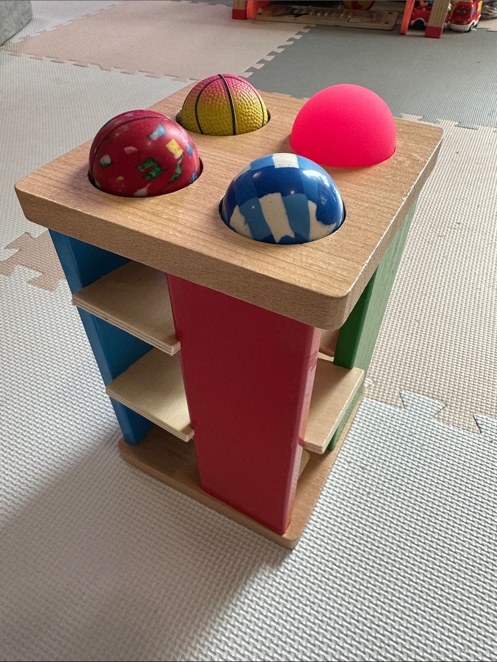 Melissa and Doug pound and roll tower